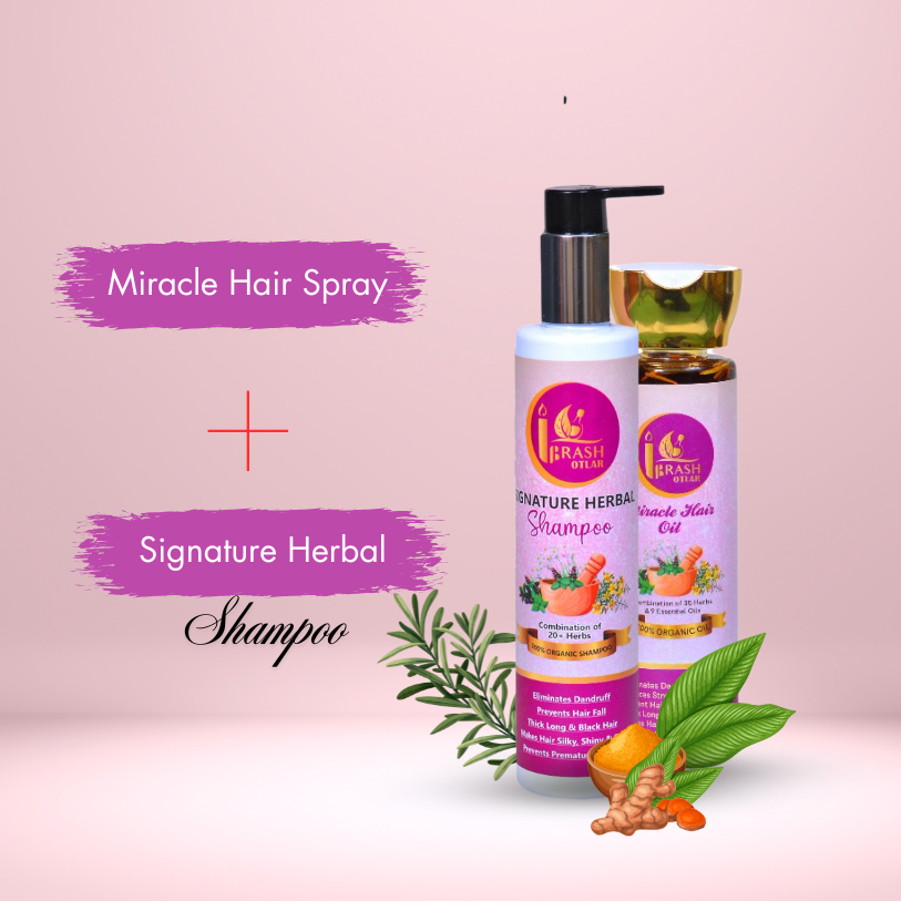 Deal 1 – Herbal Hair Oil &amp; Shampoo Combo 🌿